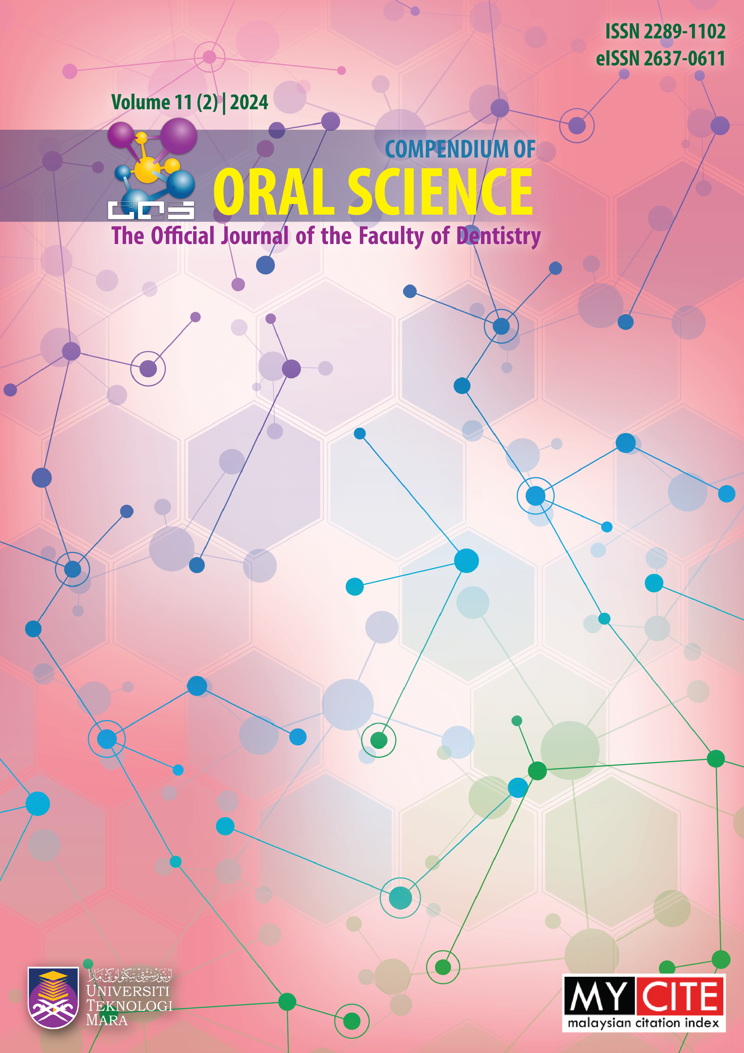 					View Vol. 11 No. 2 (2024): Compendium of Oral Science
				