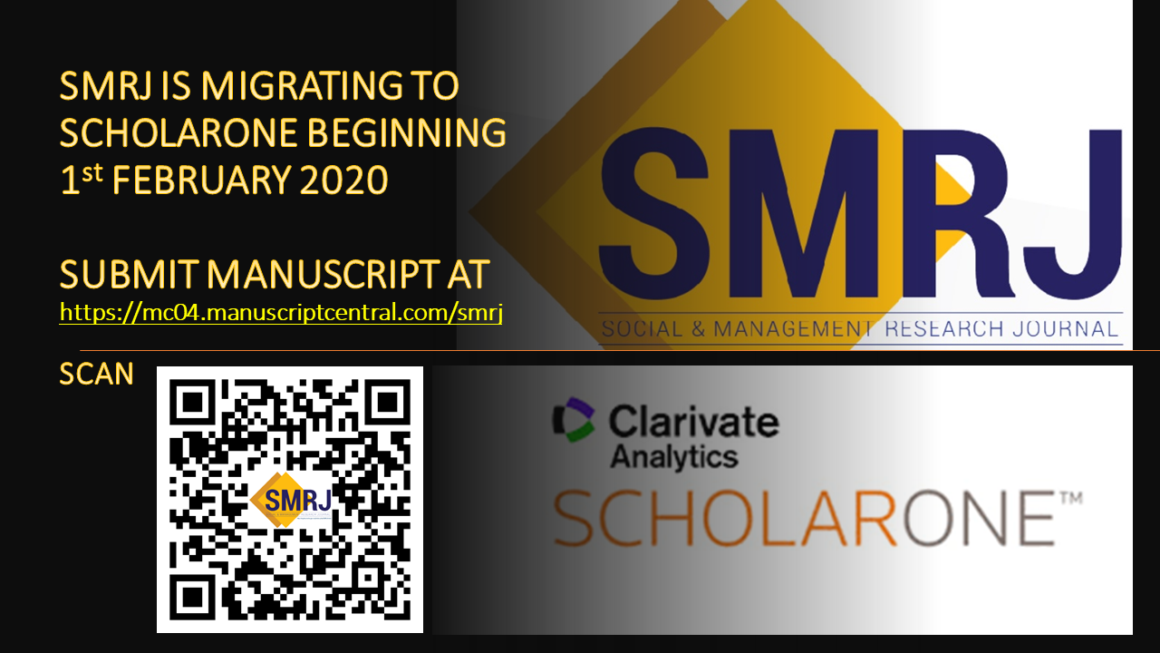 SMRJ is an open access journal and is indexed in Google Scholar, MyJurnal and MyCite. PUBLICATION IS FREE OF CHARGE.